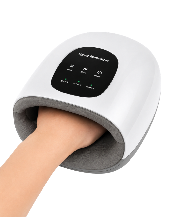Smart Hand Massager — Warm Compress & Airbag Massage for Hand Pain Relief